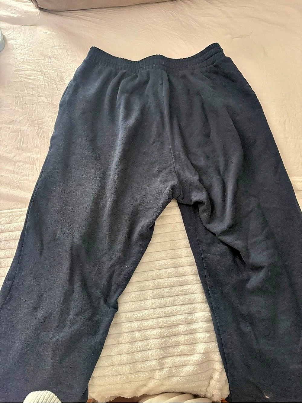 Old Navy High-Waisted SoComfy Wide-Leg Sweatpants Black Medium